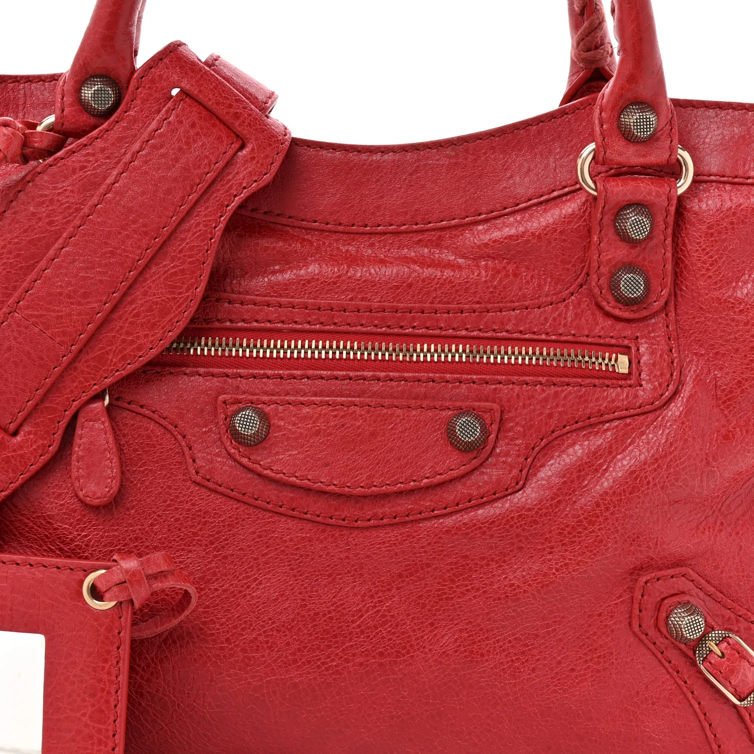 Agneau Giant 12 Rose Gold Hardware Town Rouge Coquelicot