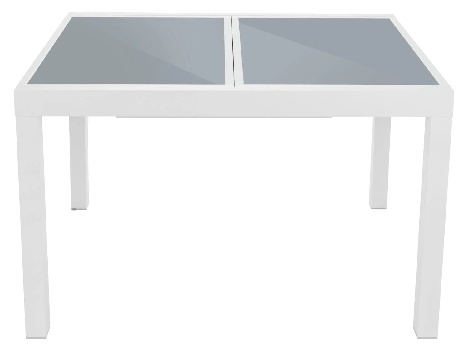 LIVARNO home Ensemble en alu  Houston , 5 pices - table extensible & 4 fauteuils pliants, blanc