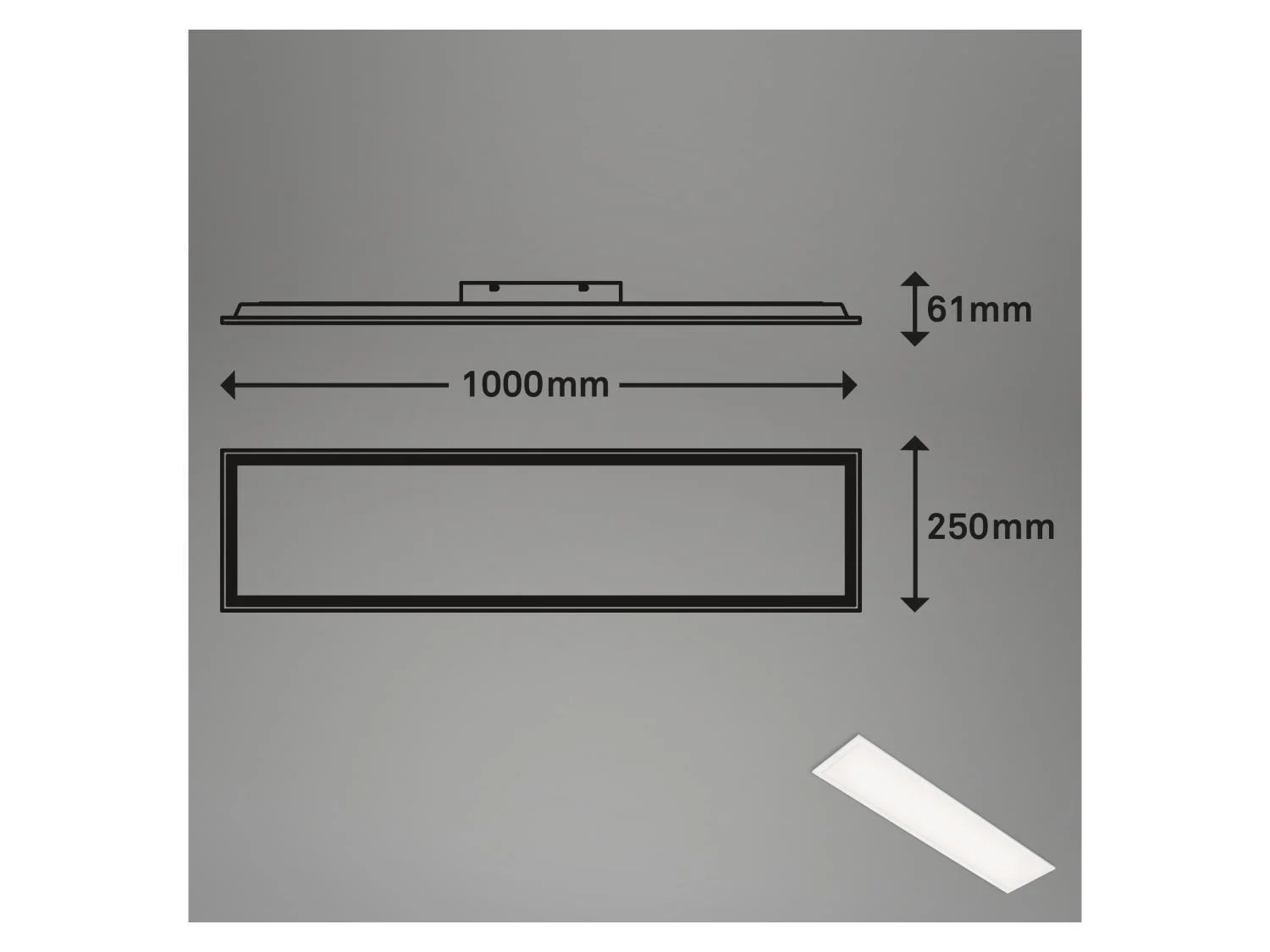 Briloner Panneau LED de plafond