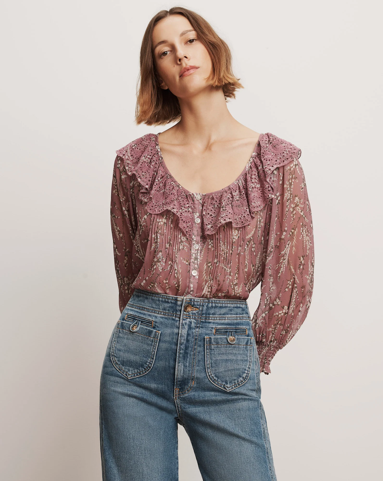 Hewitts Floral Blouse