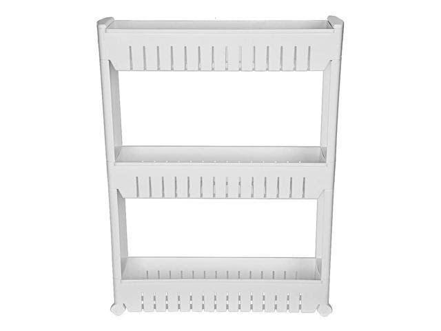 Vandue Narrow Sliding Storage Organizer Rack