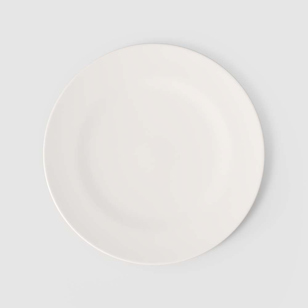 For Me Serving/ Under Plate - White, 12.6'', Premium Porcelain