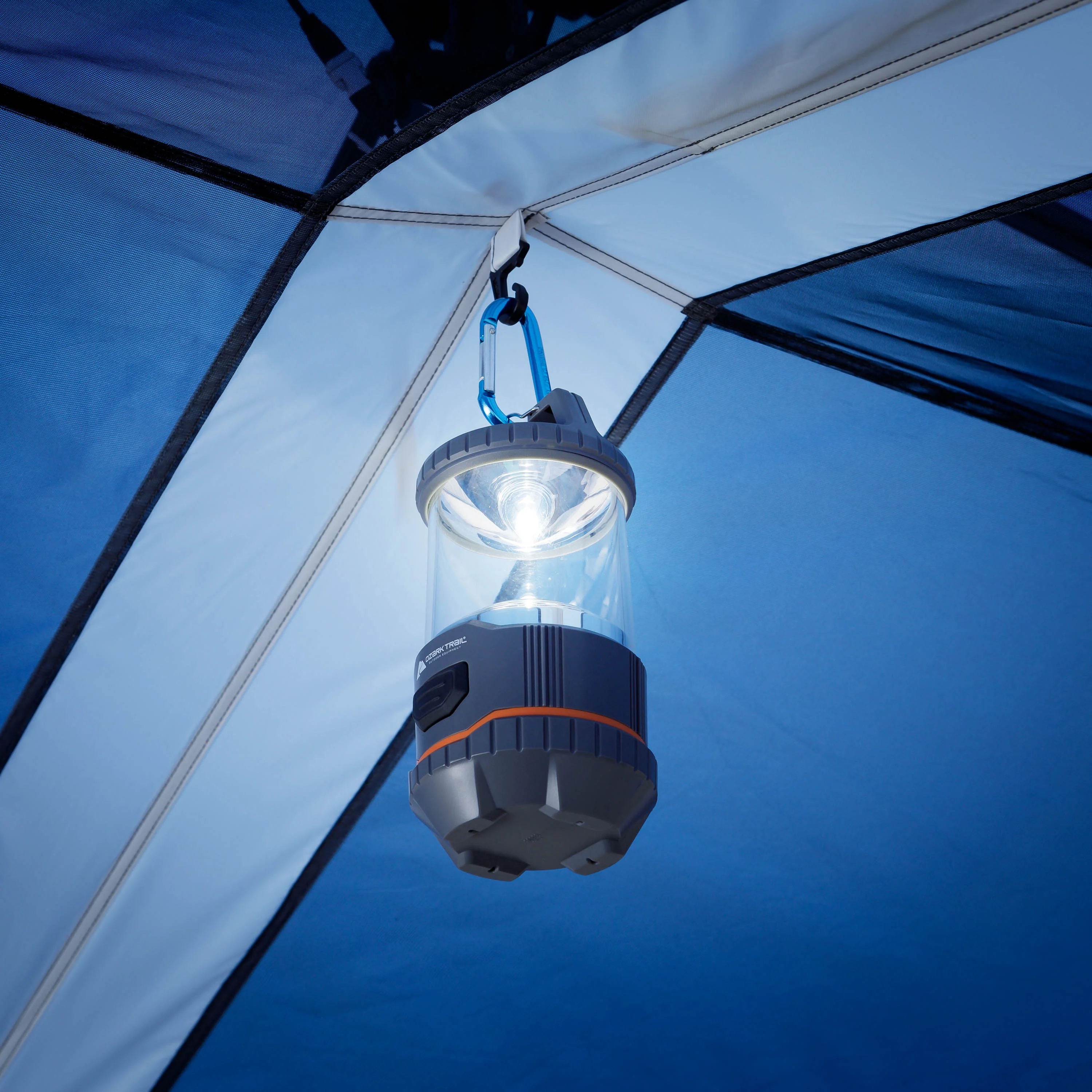 10-Person Cabin Tent with LED Lighted Poles - Image 9