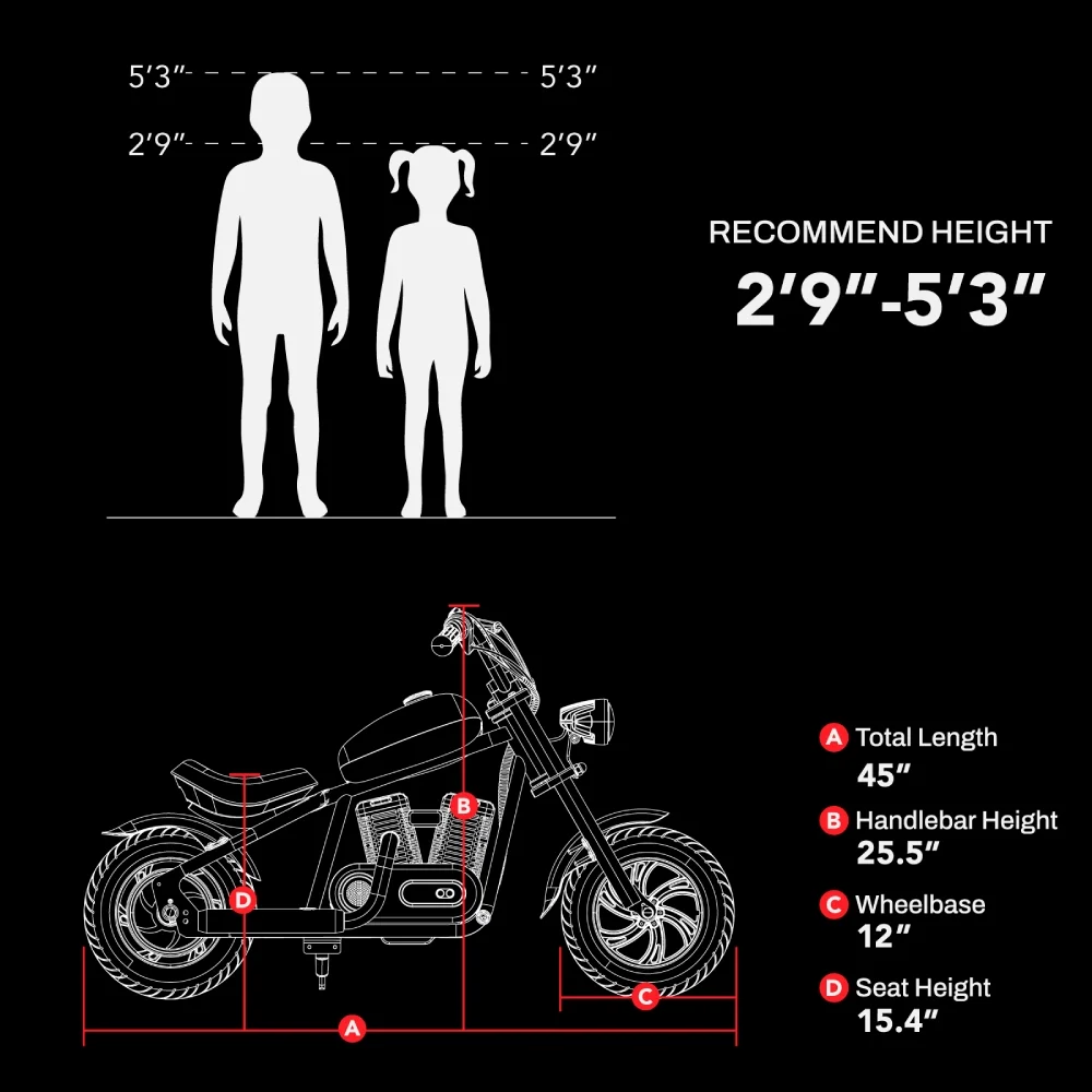 Hypergogo Dirt Retro Bike Electric Motorcycle