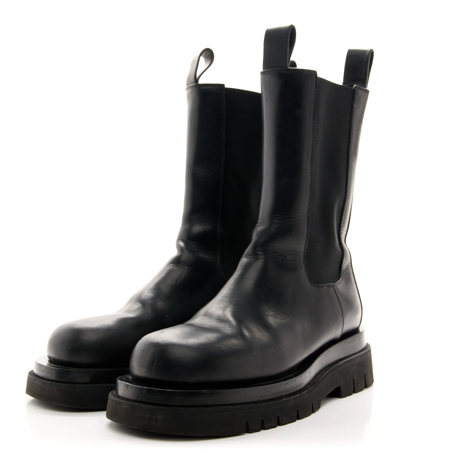 Calfskin The Lug Chelsea 55mm Boots 38 Black