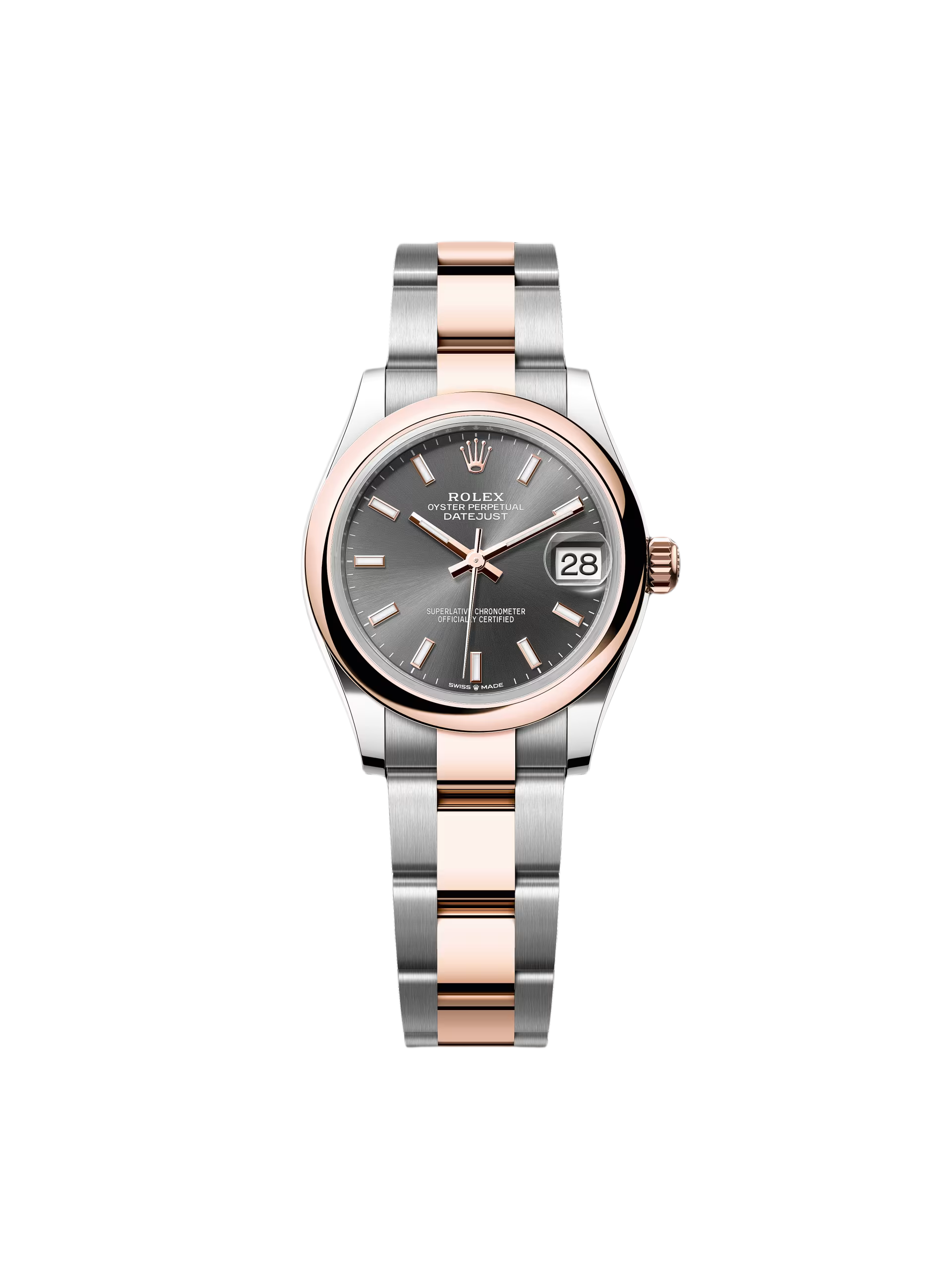 【Super Clone】RLX Datejust m278241-0017/0018 Slate 31mm Dial Oyster Bracelet Watch