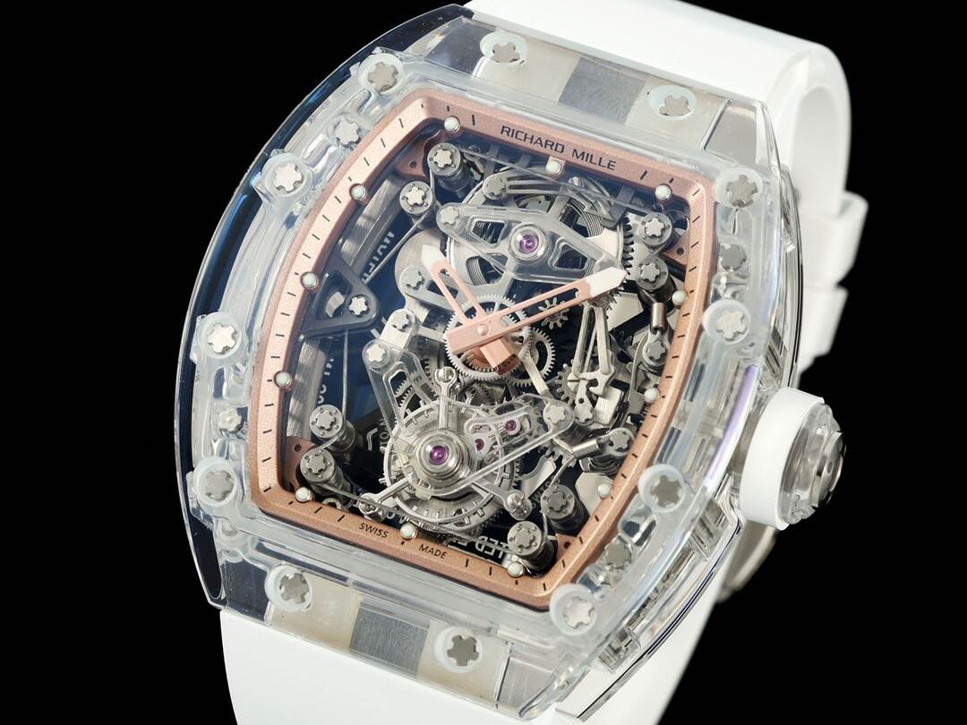 『RICHARD MILLE』リシャール・ミル 腕上の建築家 ブルーサファイアの奇跡 RM 56-01 クリスタル腕時計 機械式時計