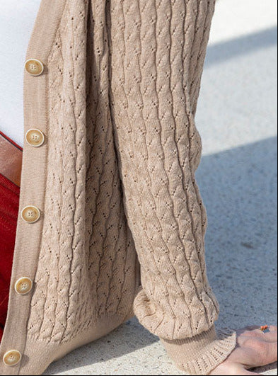 Gilet femme en laine mérinos beige chaud