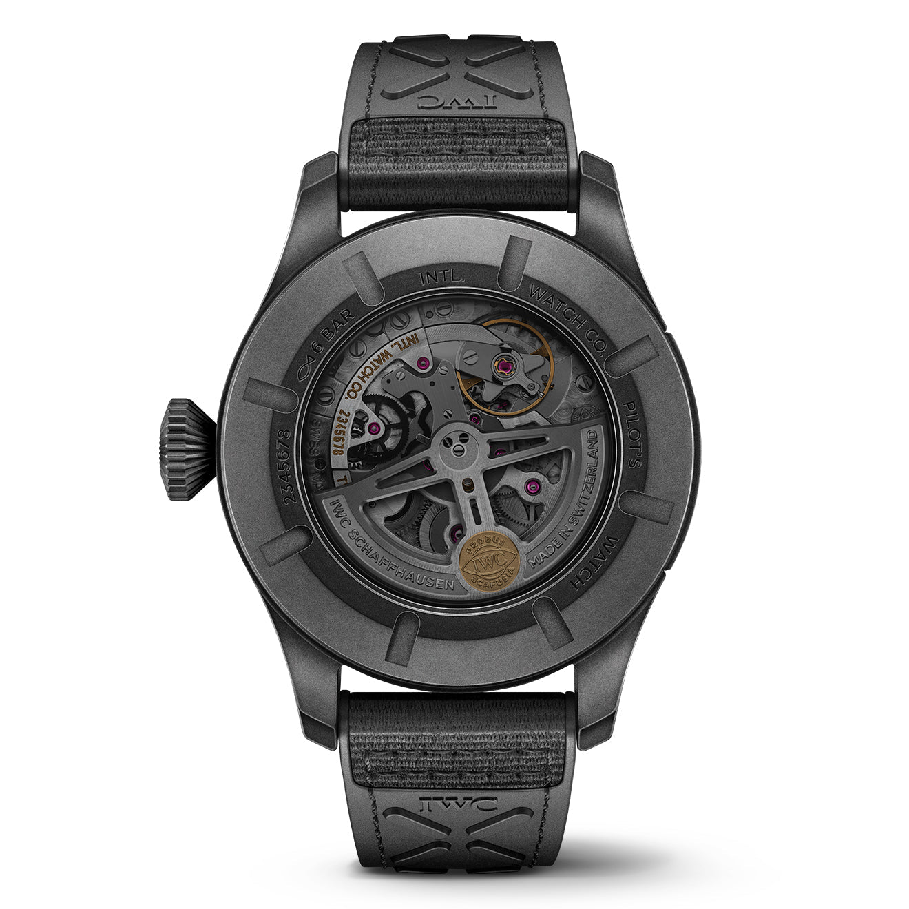 [Super Clone]IWC-Pilot's Watch Timezoner TOP GUN Ceratanium (IW395505)
