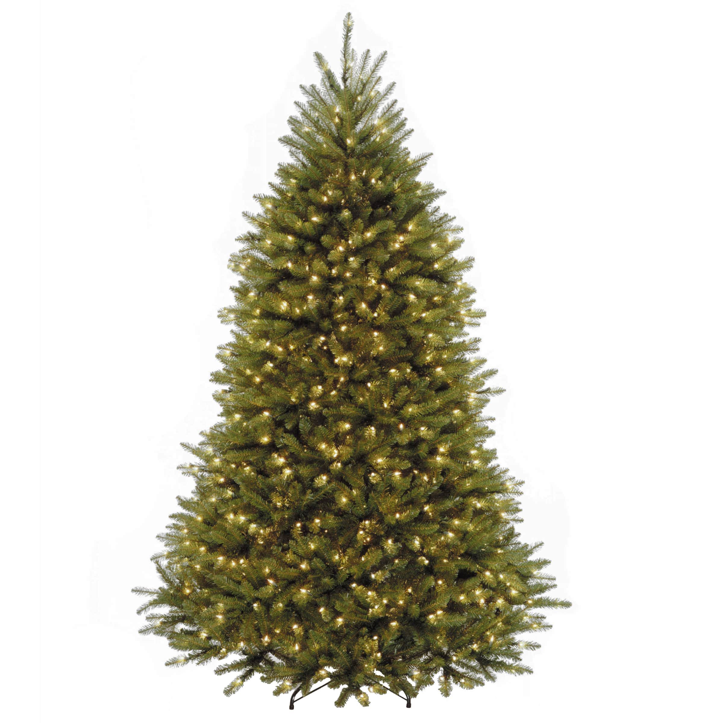 7.5 ft. Dunhill Fir Artificial Christmas Tree with 750 Clear Lights - 7.5 ft - 7.5 Foot - Green