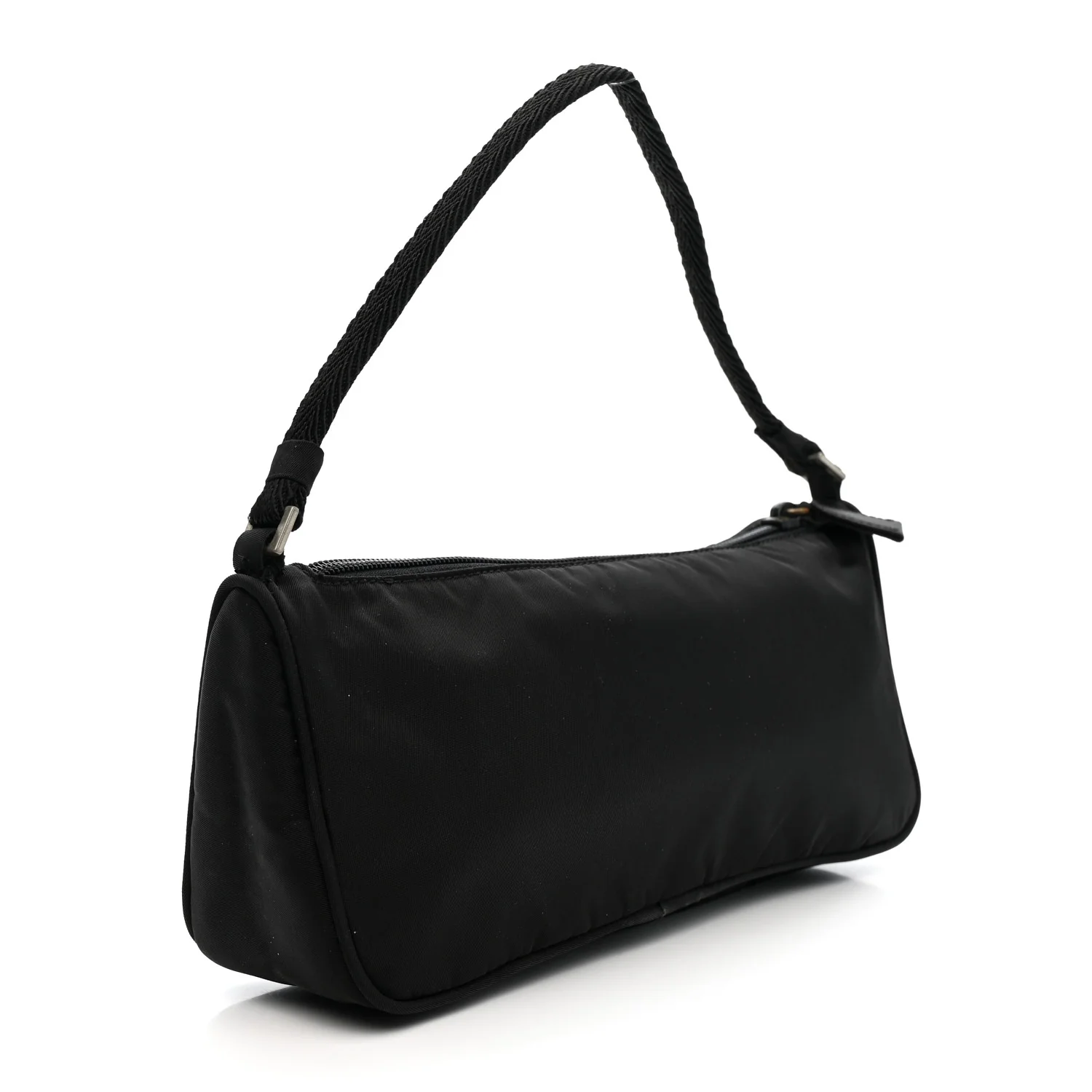 Tessuto Nylon Pochette Bag Black