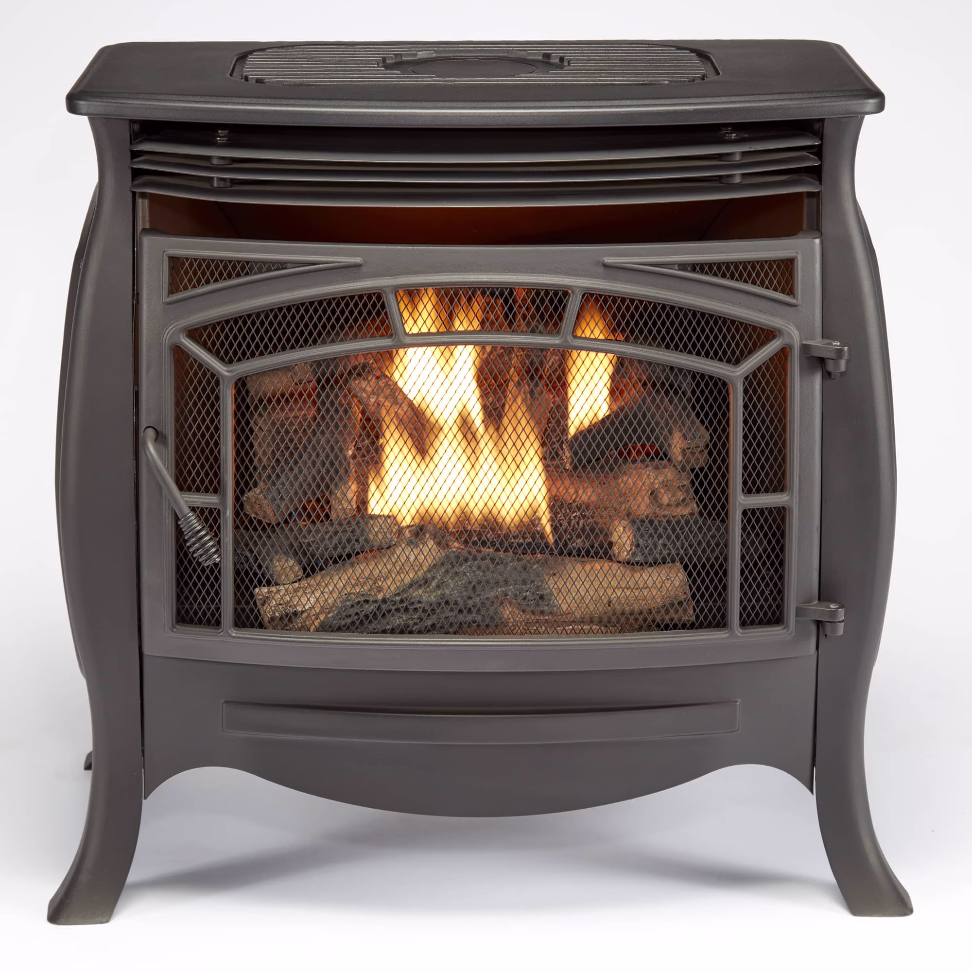 Dual Fuel V/F Gas Stove  26,000 BTU, Remote Control, Matte Black Finish Model#FDSR25(Matte Black)