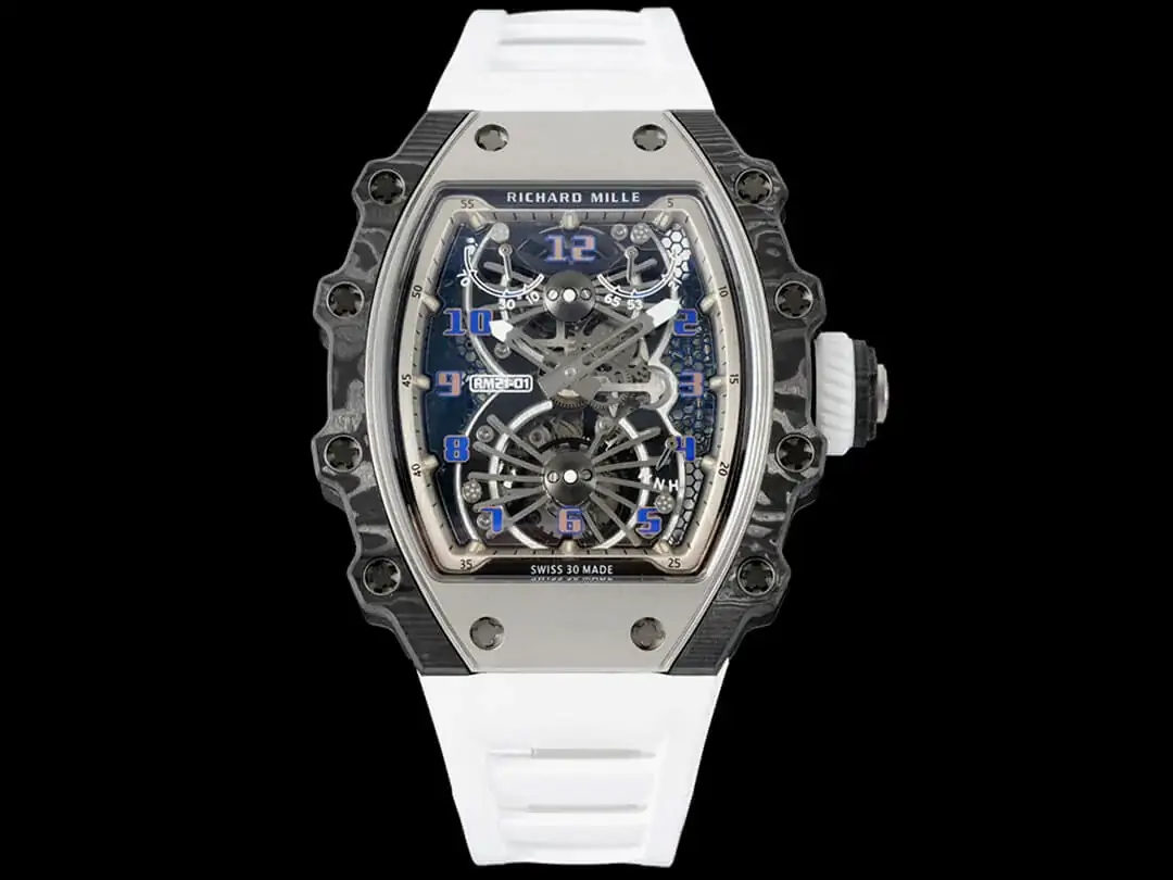 Richard Mille RM21-01 RM Factory Tourbillon Case White Strap