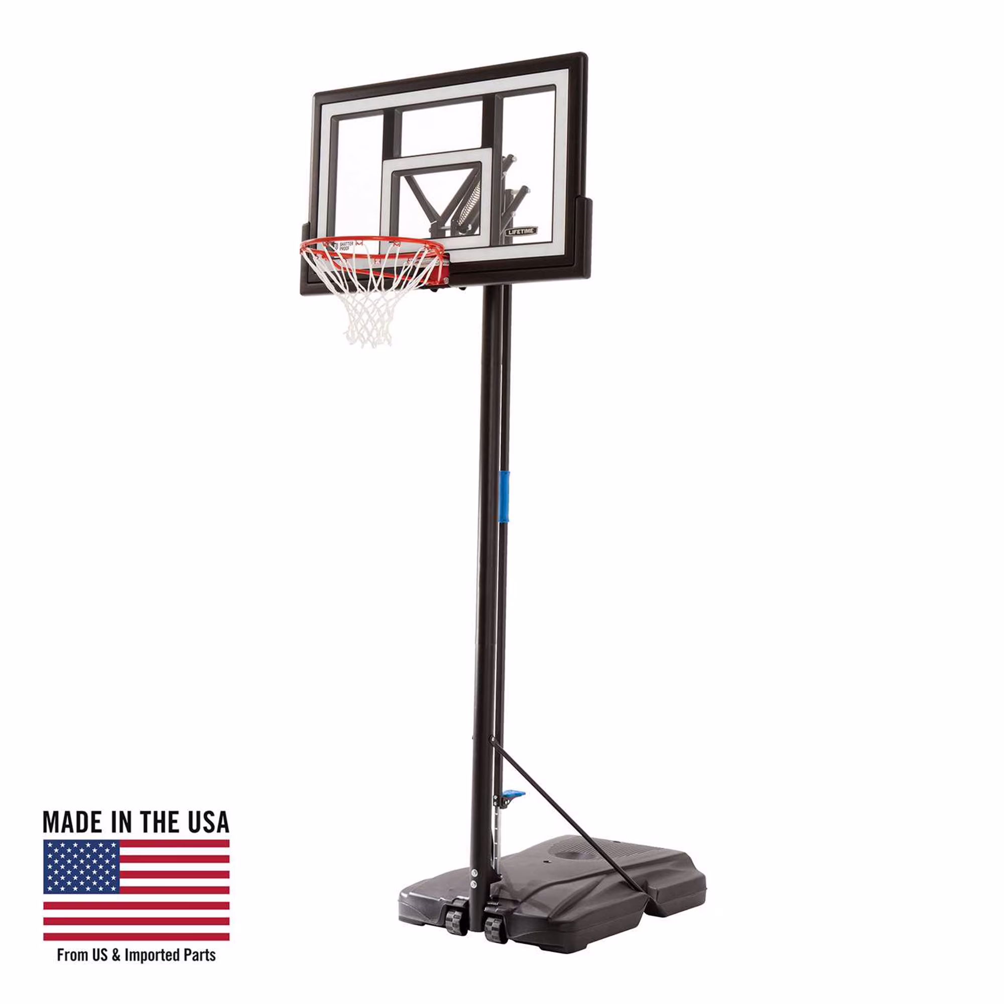Adjustable Portable Basketball Hoop (50-inch Polycarbonate) 90593