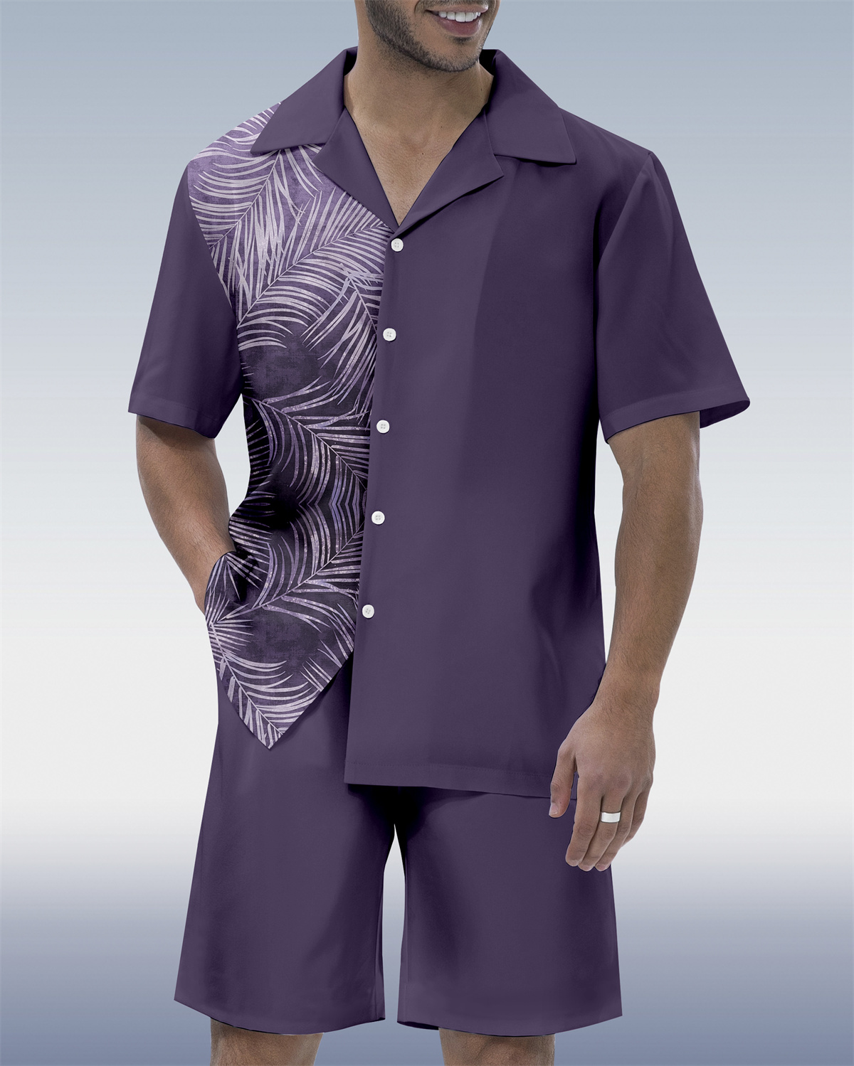 Ensemble chemise à manches courtes et col cubain hawaïen pour homme, style décontracté, idéal pour les vacances