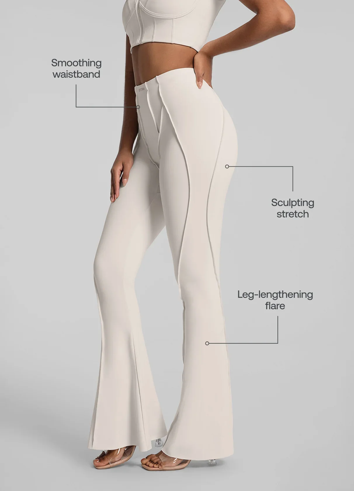Longline Flare Leggings