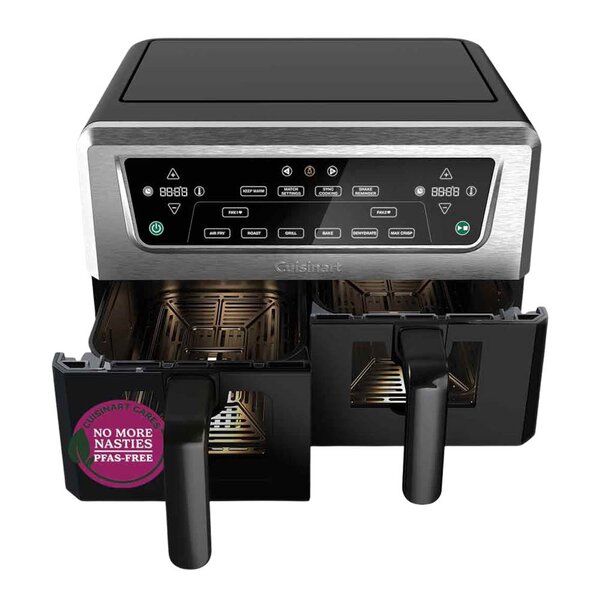 AirTwin airfryer AFD10XSSE 10,4L 2400W rustfritt stål