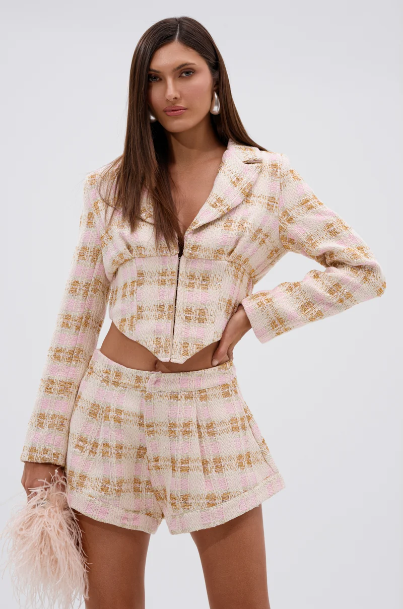 FLORENCE TWEED BLAZER - Akira Store