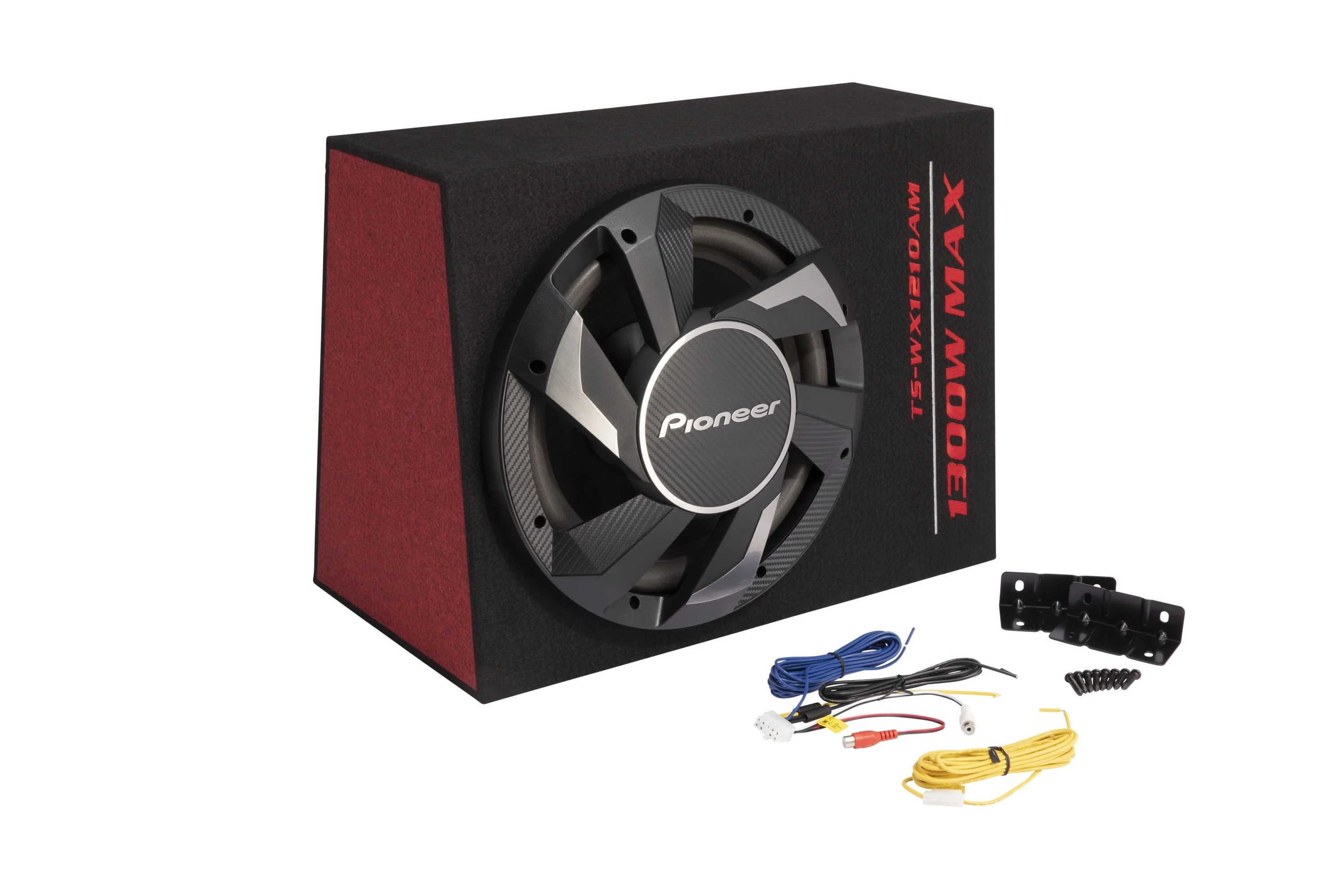 TS WX1210AM 12” 1300 Max Power Ported Enclosure Active Subwoofer with Built in Amplifier Image 2