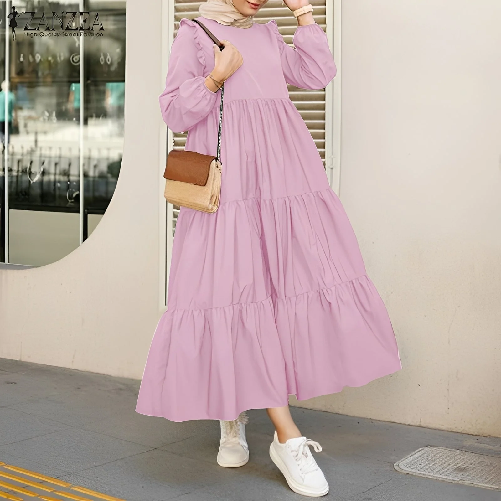 Margaret - Robe Midi Évasée Élégante