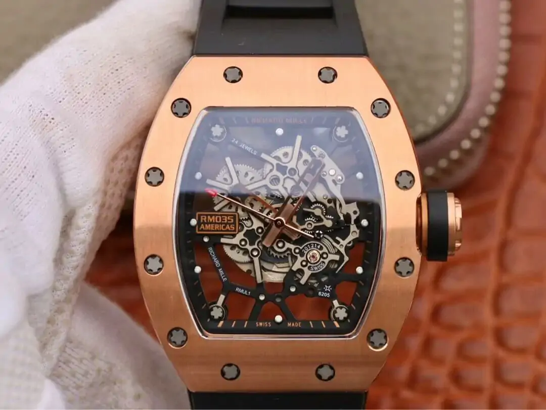 Richard Mille RM035 Americas KV Factory Rubber Strap