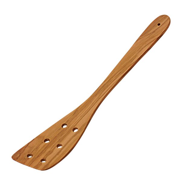 Slisset stekespade 30 cm oliventre