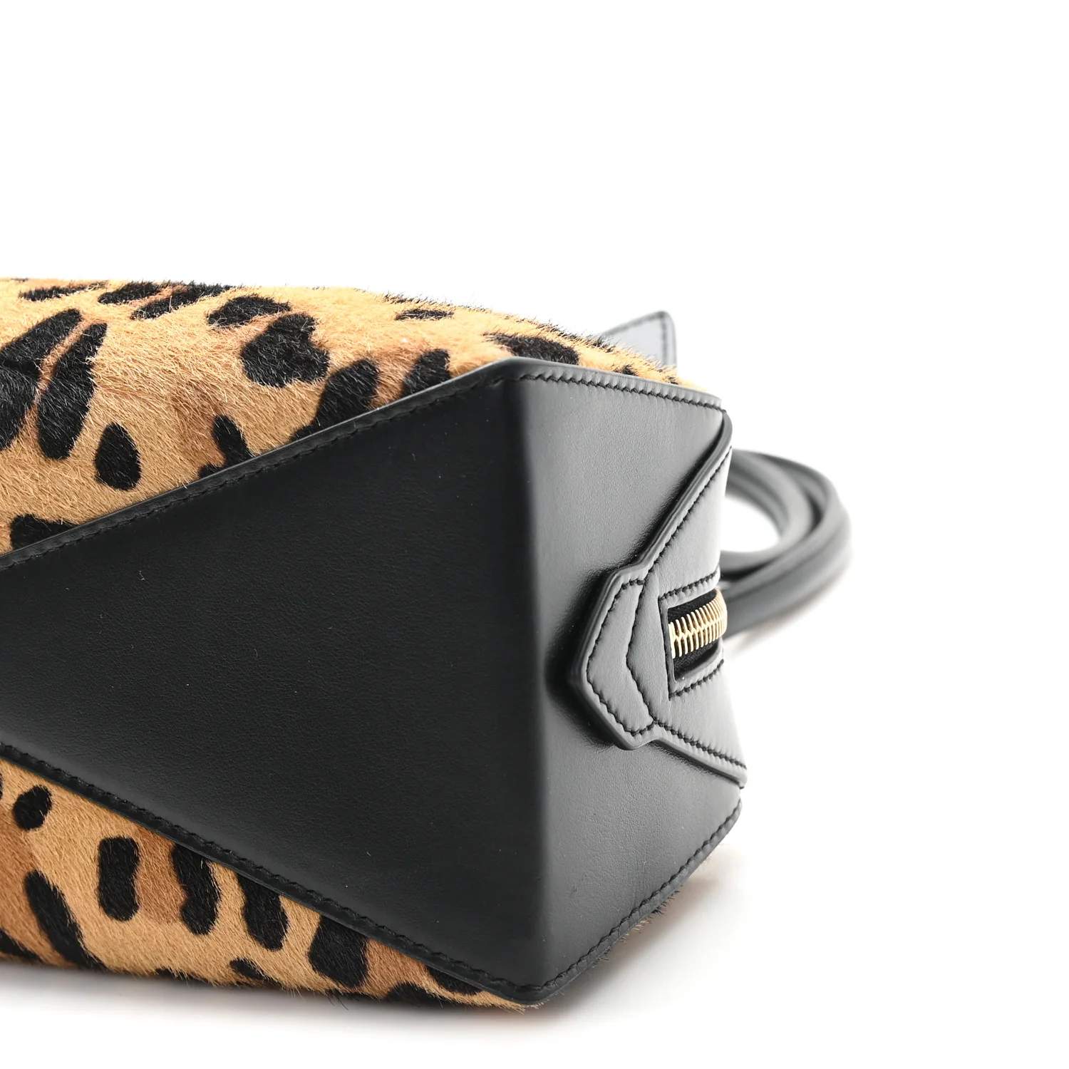 Calf Hair Leopard Print Medium Le Teckel Bag