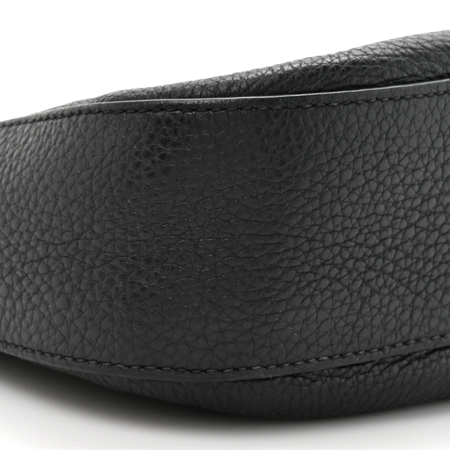 Vitello Phenix Zippered Messenger Hobo Black