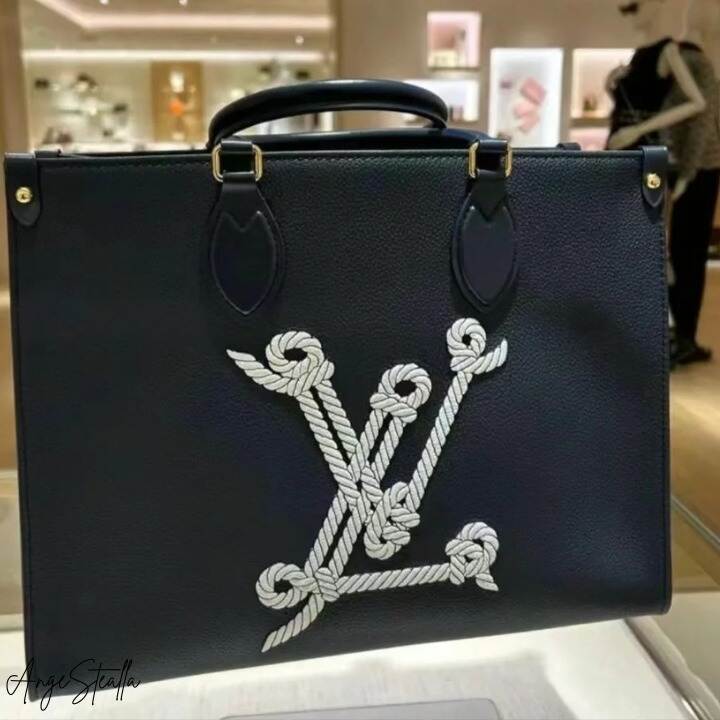 新作24SS【LOUIS VUITTON】オンザゴー MM トートバック ネイビー M24834