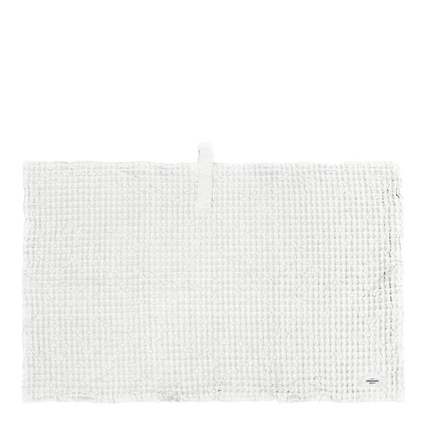 Big Waffle badematte 80x55 cm hvit