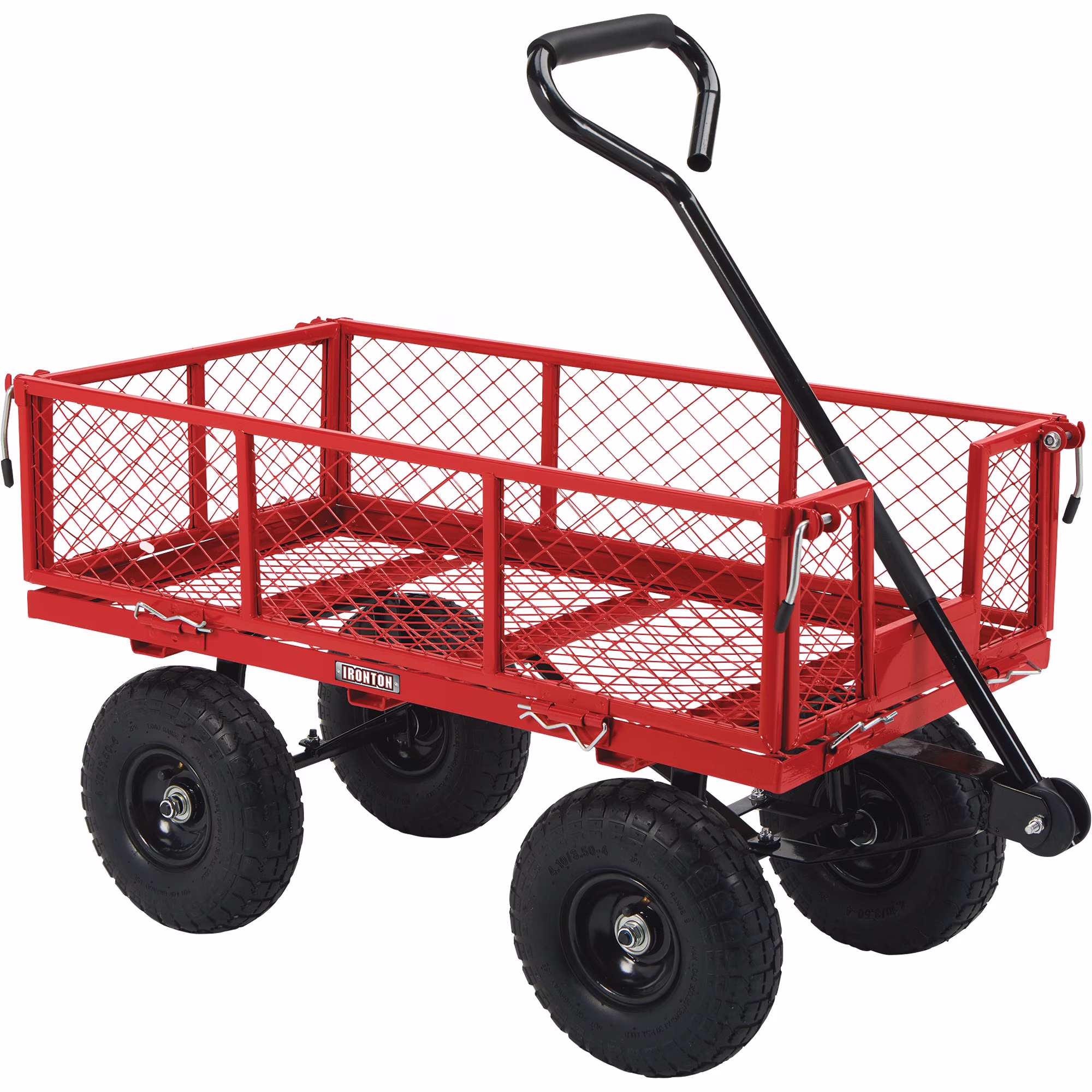 Ironton Steel Garden Cart, 400 - Lb. Capacity, 38in.l x 18 - 1/2in.w x 21in.h