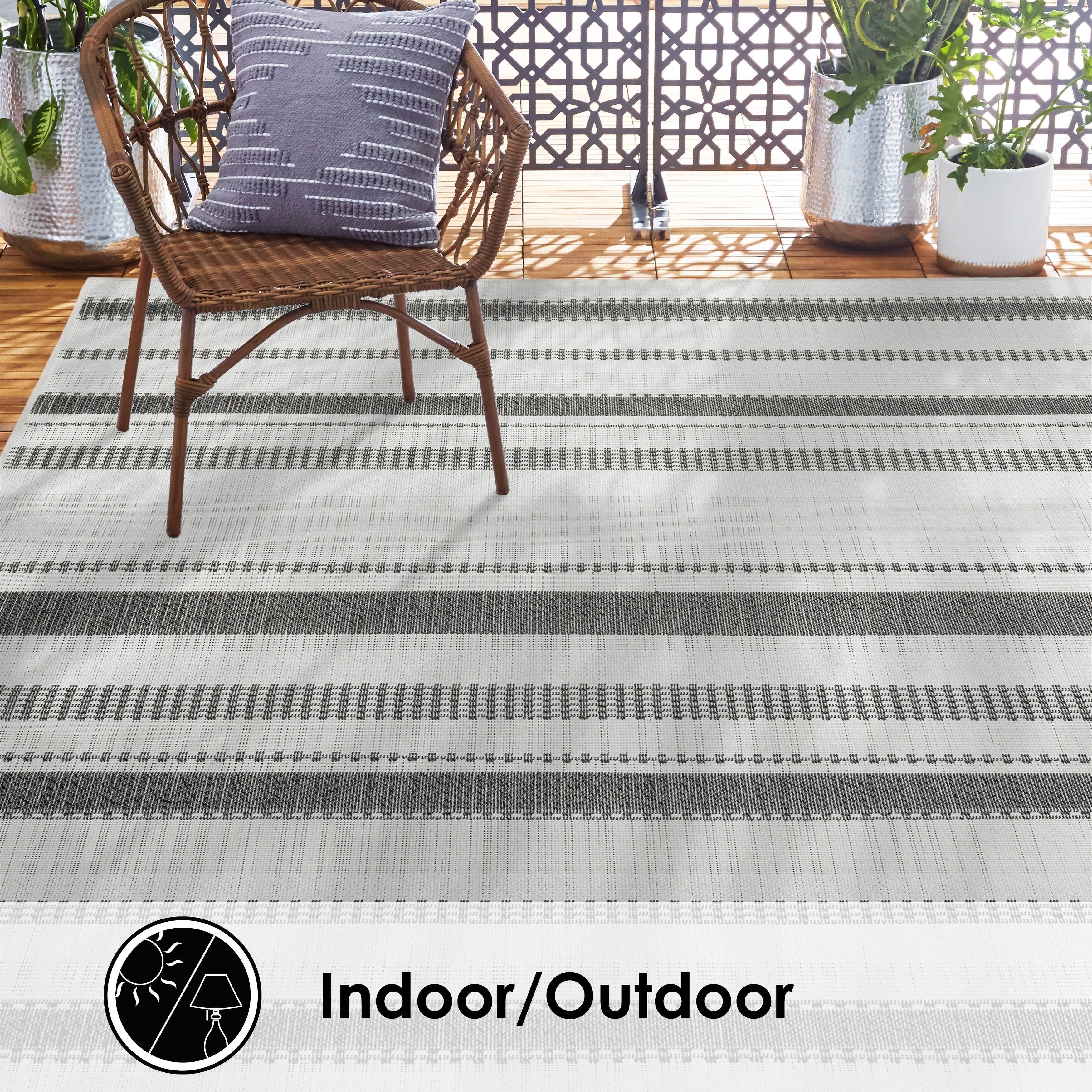 Home Dynamix Tripoli Mateo Area Rug Charcoal/Cream, 5'3