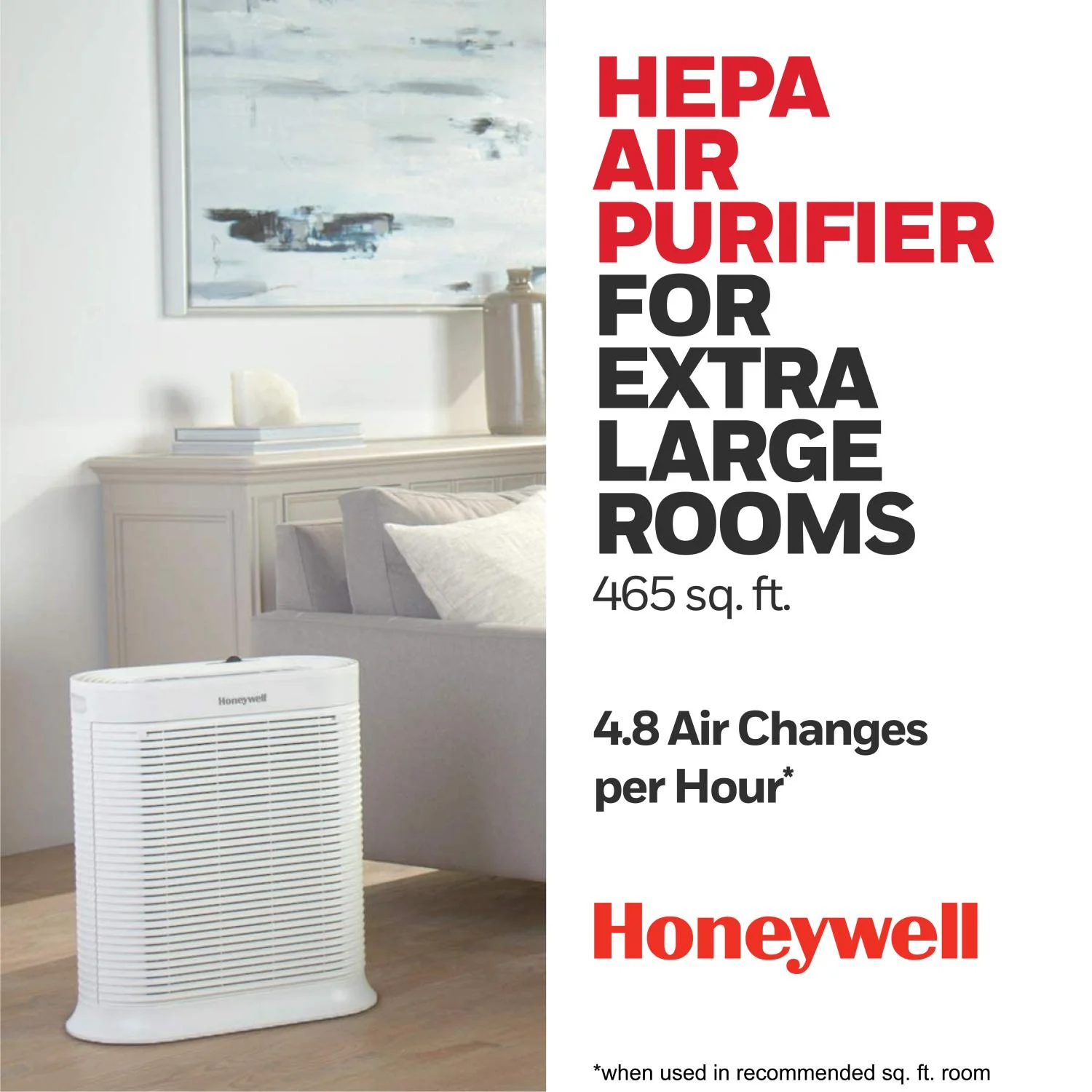 Air Purifier, HPA304, 2250 sq ft, HEPA Filter, Allergen, Smoke, Pollen, Dust Reducer - Image 3
