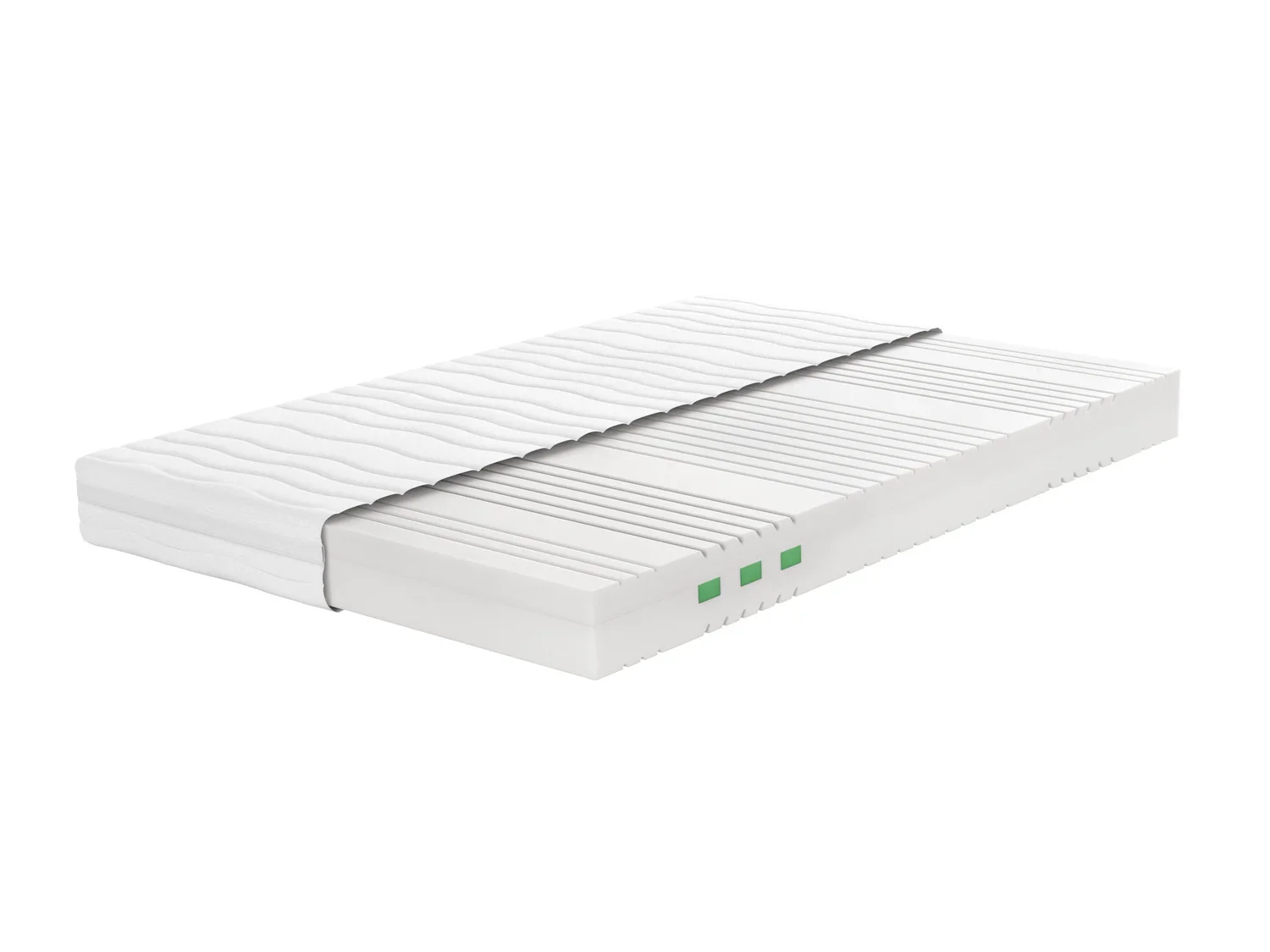 LIVARNO home Matelas en mousse froide, 7 zones, H3, 140 x 190 cm