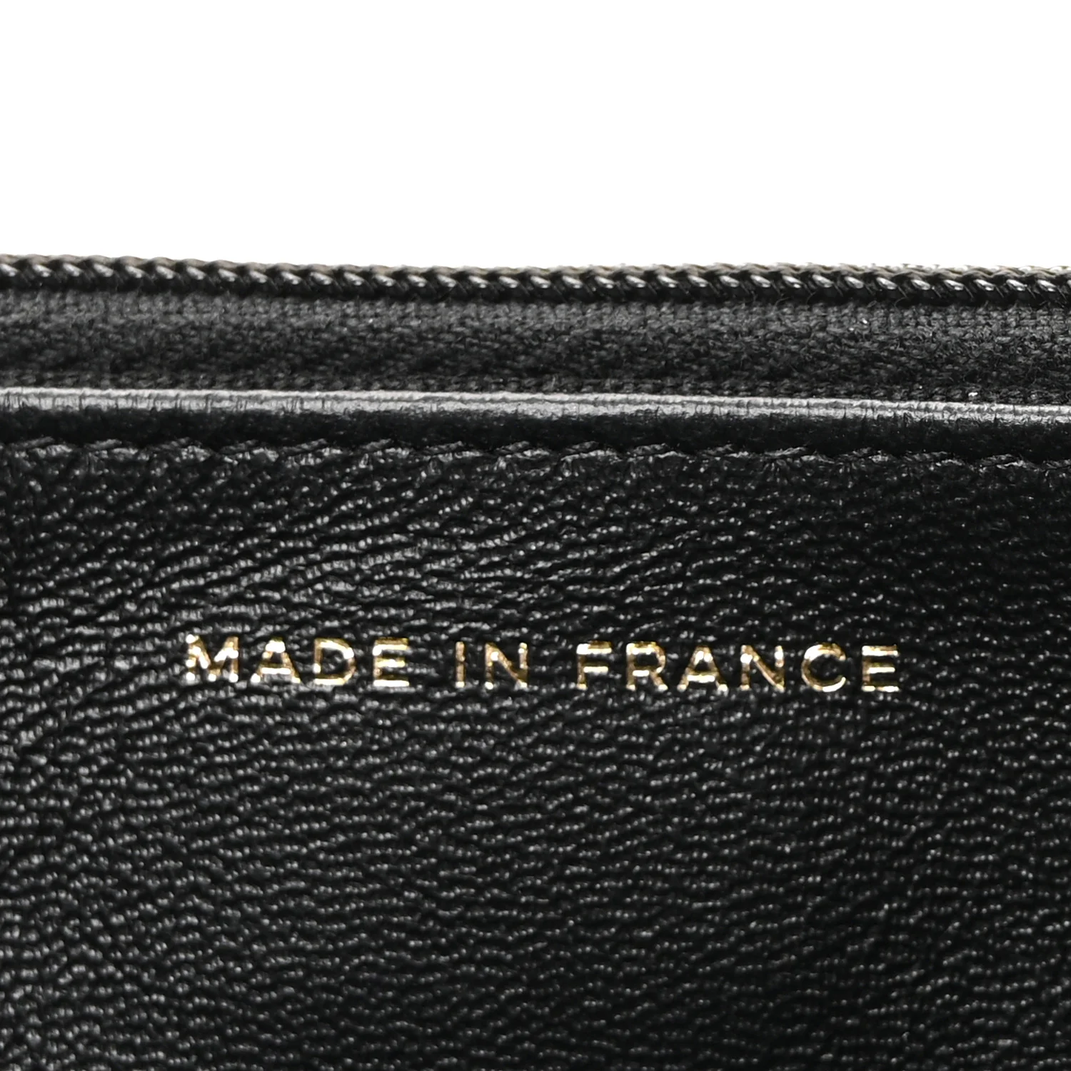Lambskin Quilted Top Handle Trendy CC Wallet On Chain WOC Black