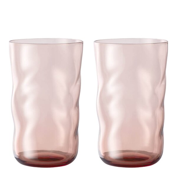 Swirl longdrink glass 48 cl 2 stk Glow