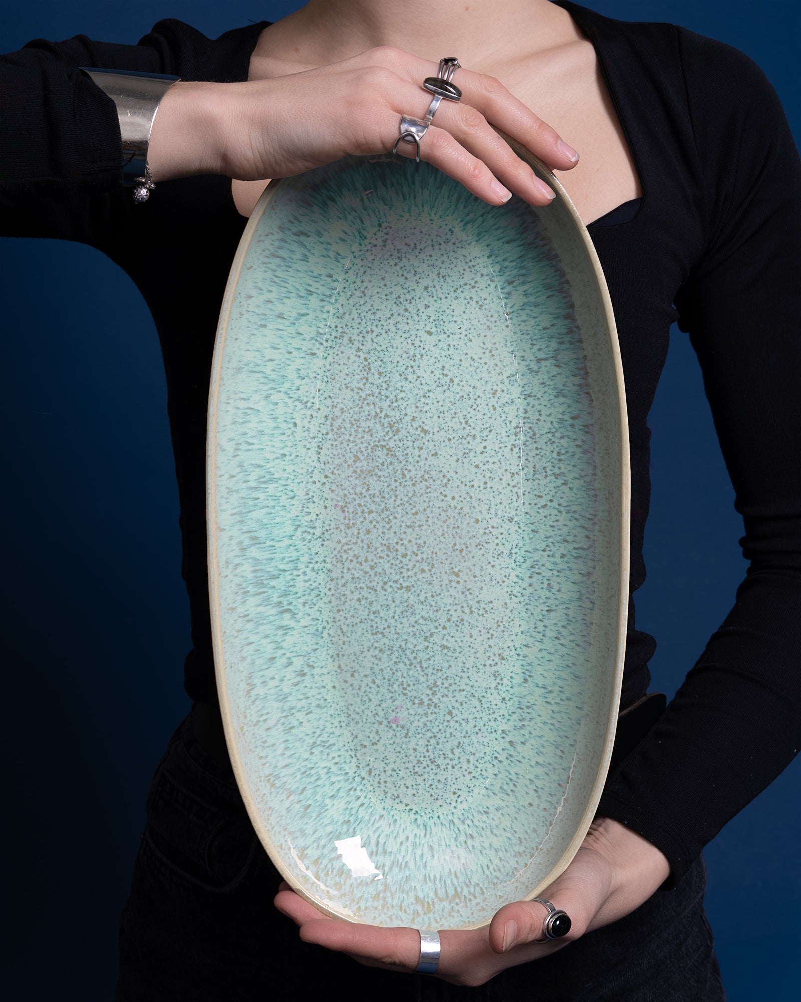 AREIA - SERVING PLATTER XL MINT