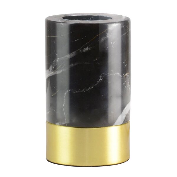 MITB Romance sokkel bordlampe 12 cm svart marmor