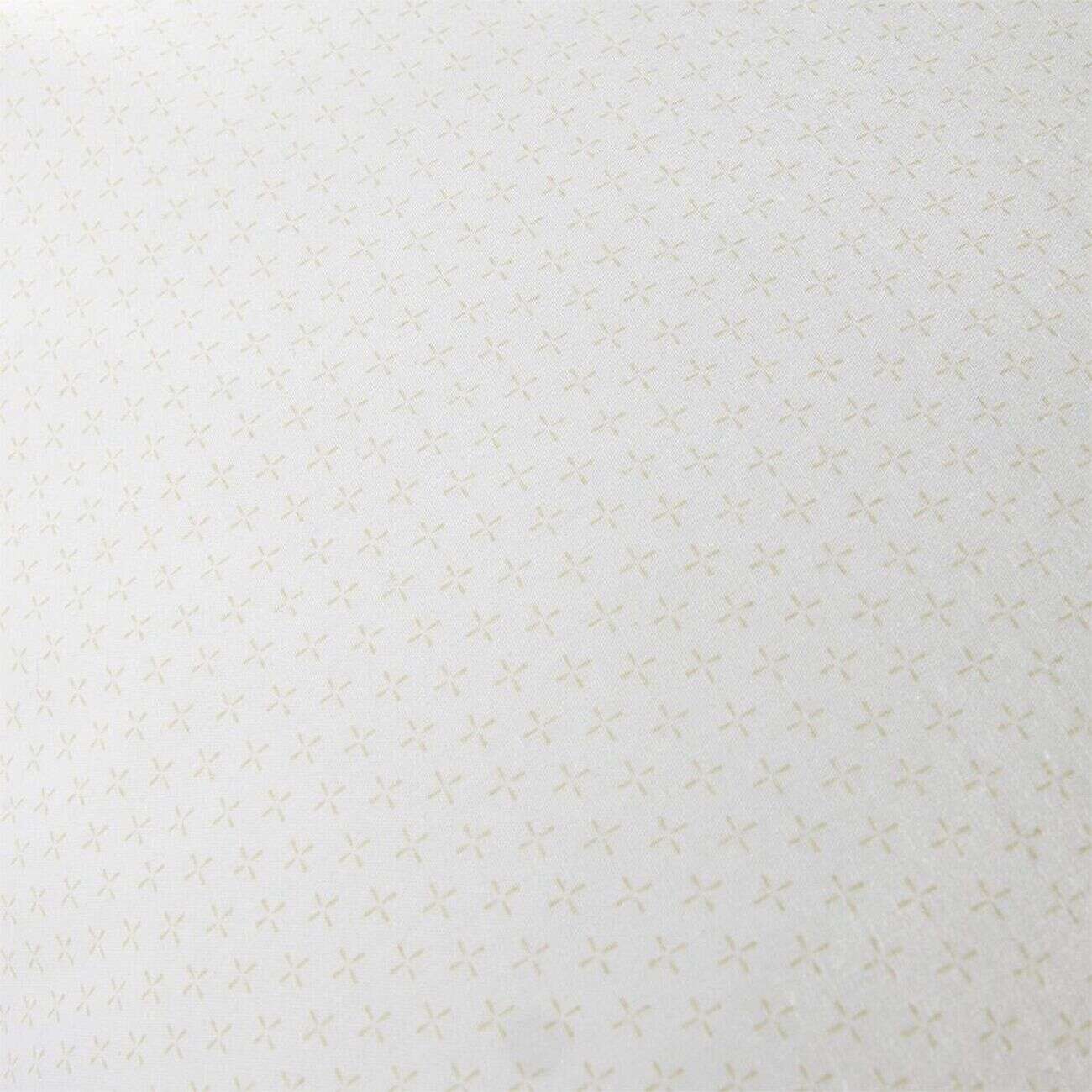 Taie d'oreiller à volant imprimé beige et blanc 63x63cm