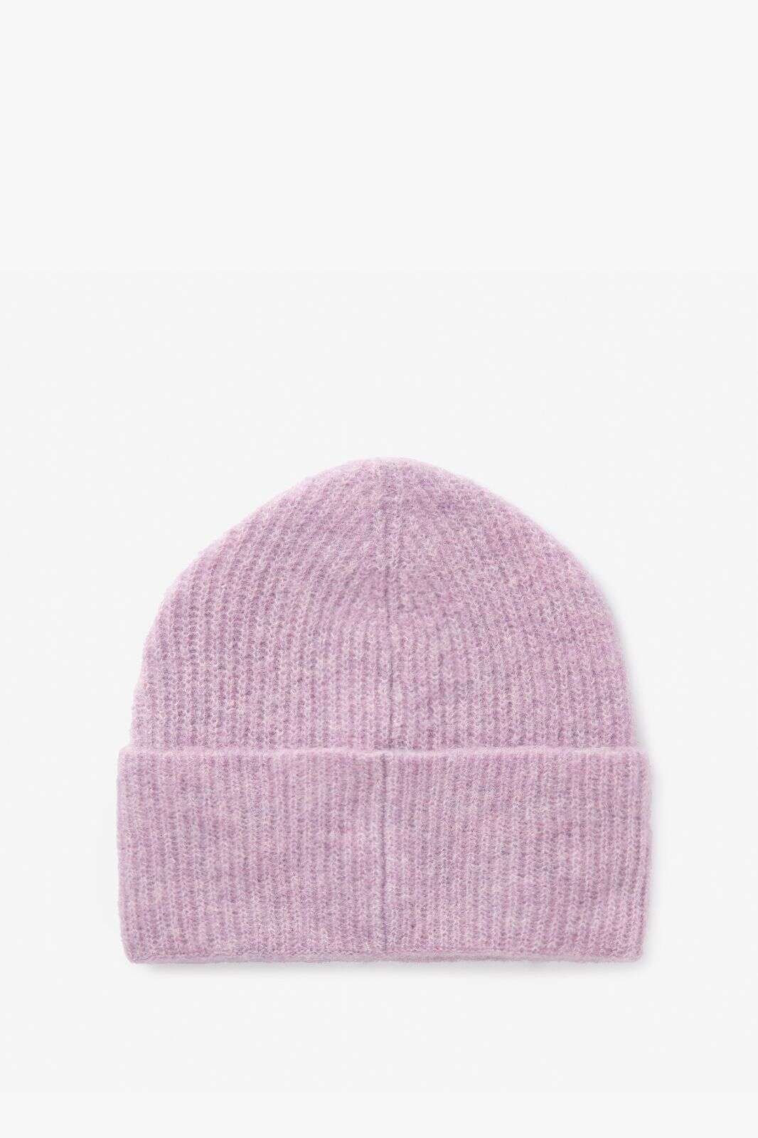 Lichtpaarse wollen muts