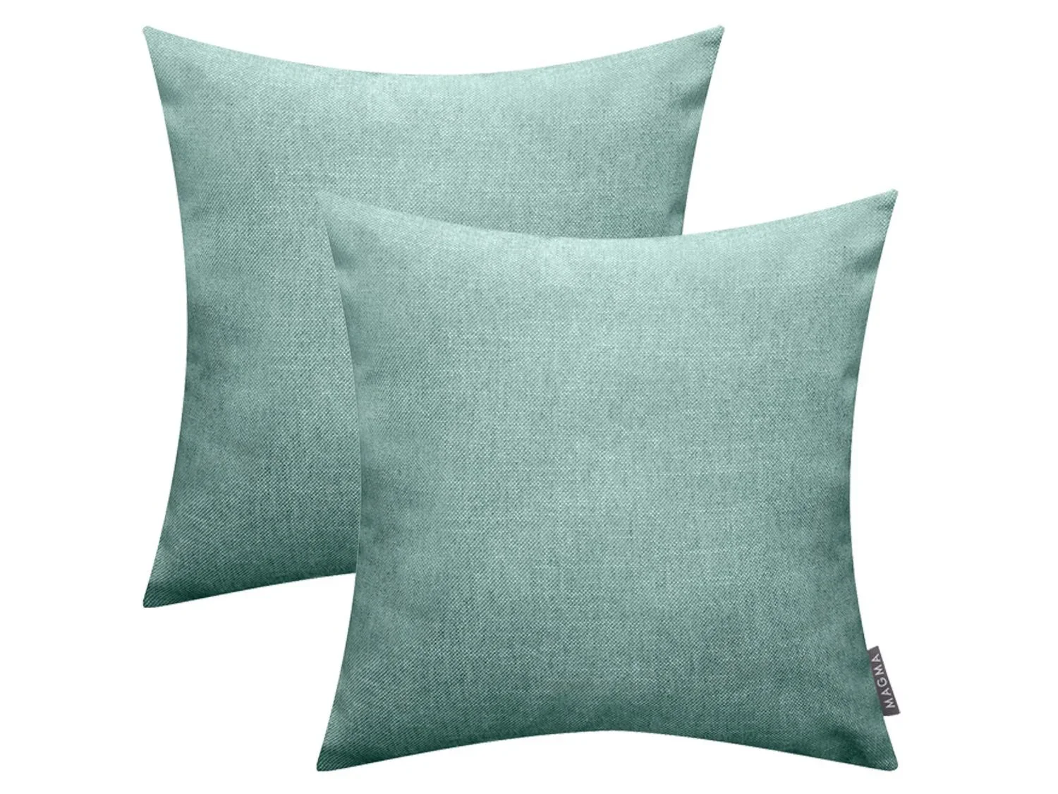 MAGMA Lot de 2 housses de coussin, 40 x 40 cm ou 50 x 50 cm