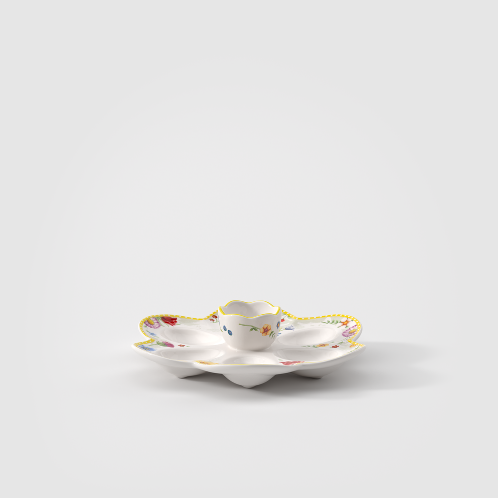 Spring Awakening Specialty plate - Yellow, 7.9'' x 7.4'', Premium Porcelain