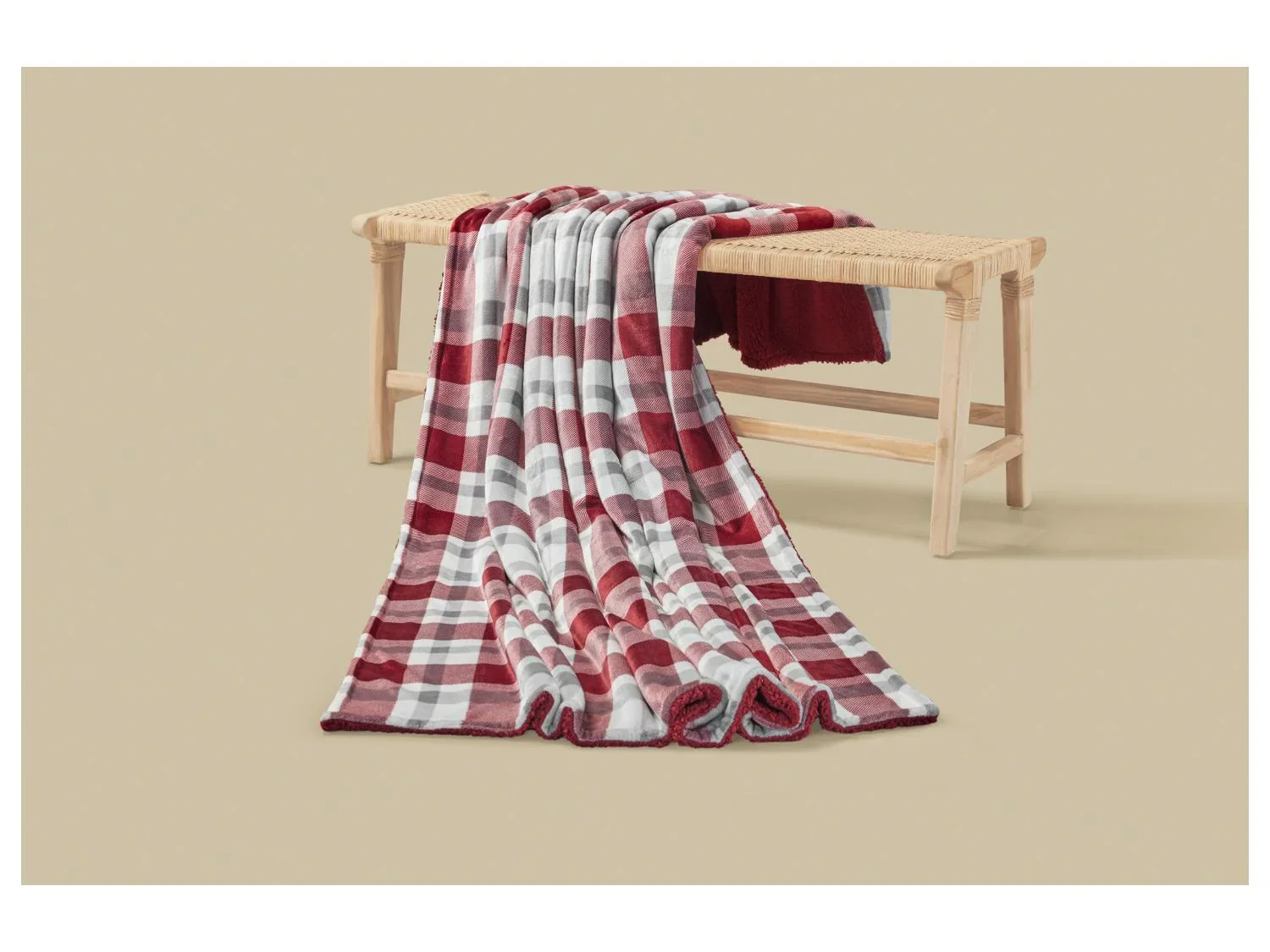 LIVARNO Plaid en microfibre
