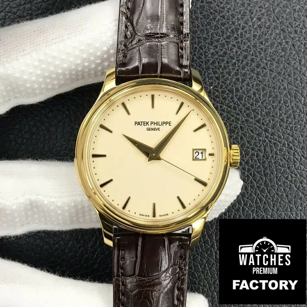 Patek Philippe Calatrava 5227J-001 3K Factory Leather Strap