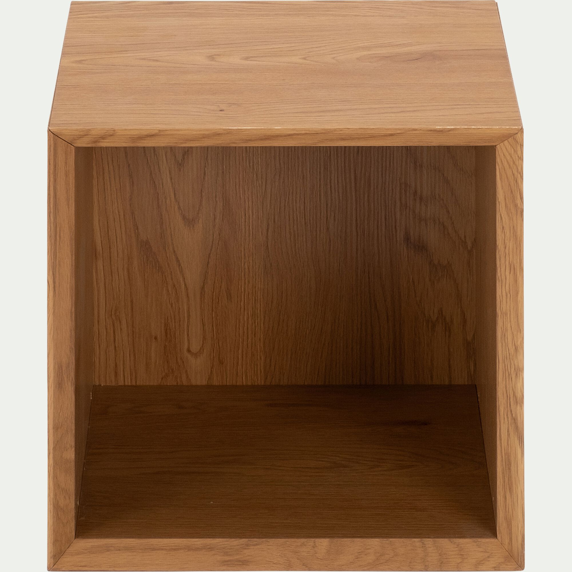 ELIAN - Bibliothèque 1 case en bois L36xl36xH36cm - bois clair