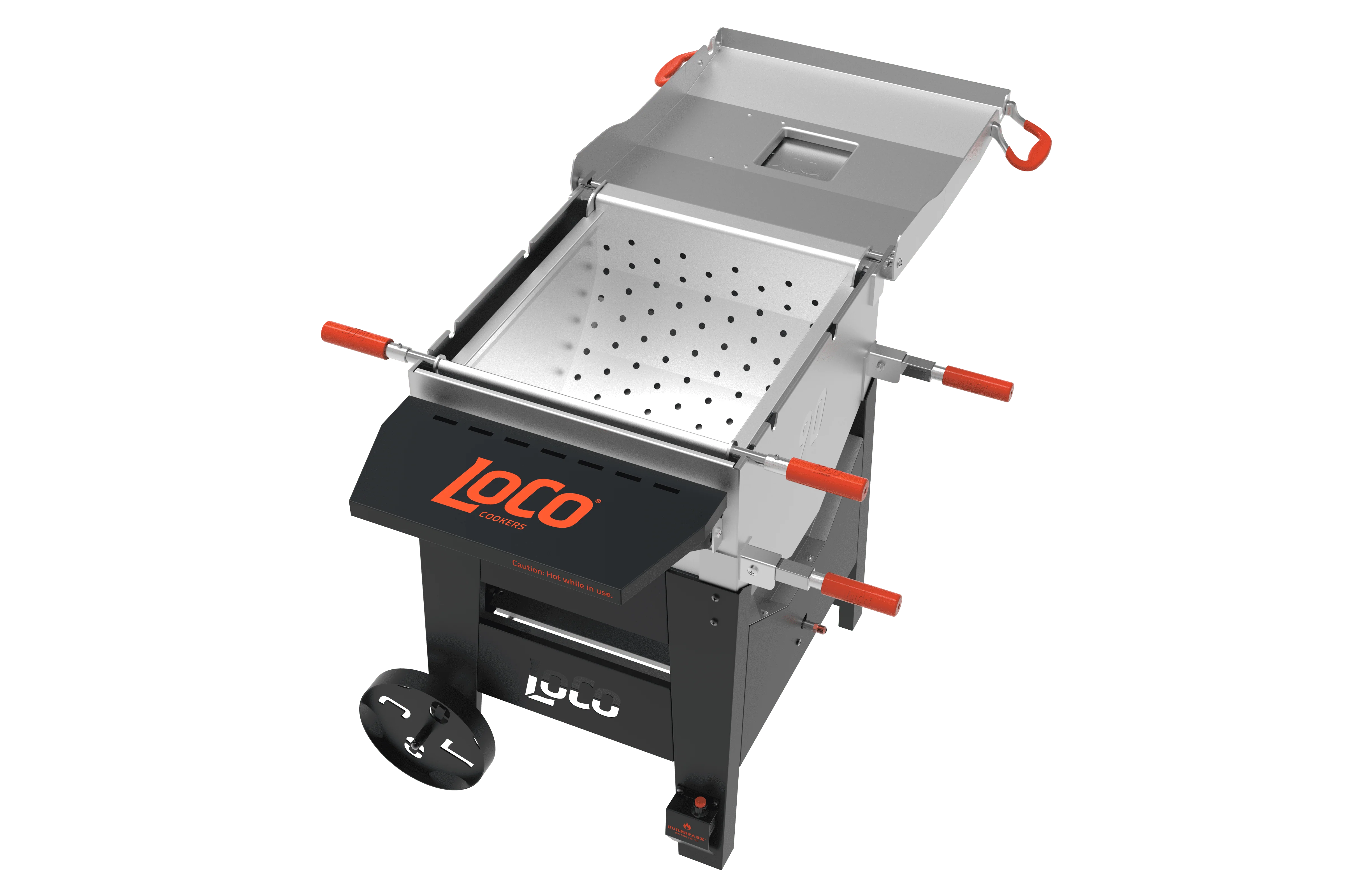 Loco Cookers Propane Cart Boiler, 90 Quart