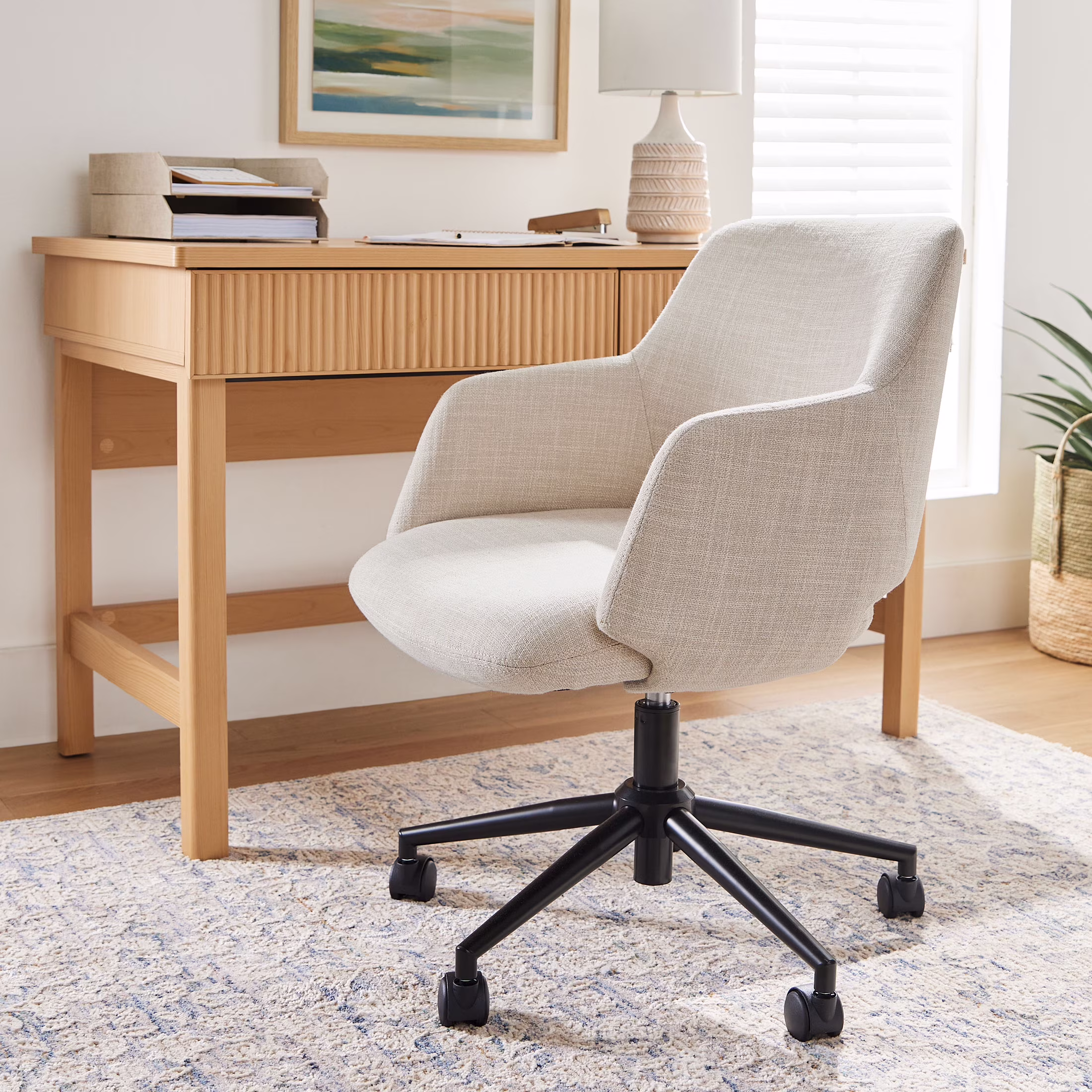 Better Homes & Gardens Lillian Office Chair, Rose