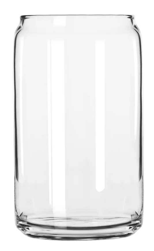 Libbey Beer Can Glass, 16 Ounce, 24 per case
