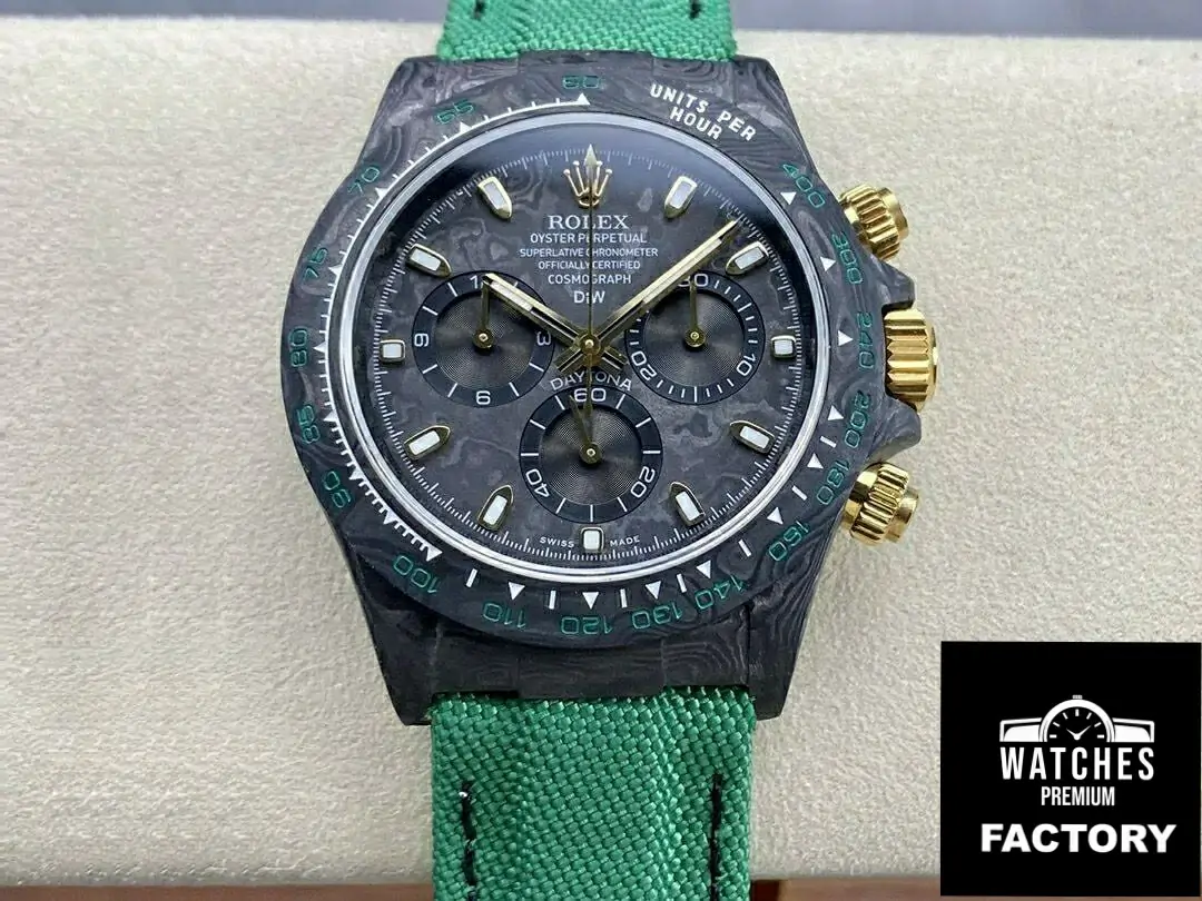 Rolex Daytona Cosmograph Diw Custom Version Noob Factory Fabric Strap