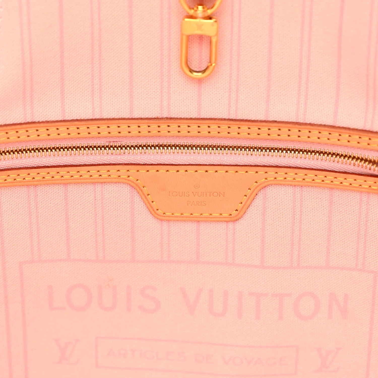 Damier Azur Neo Neverfull MM Rose Ballerine